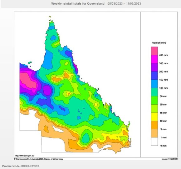 North west Queensland major rain and floods March 2023