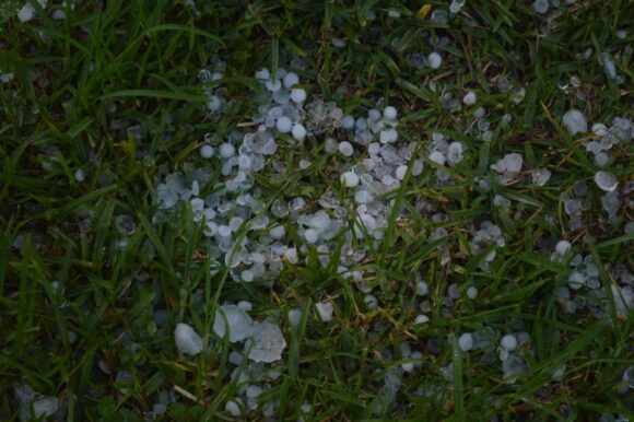 Western Sydney Severe storm cell with hail Friday April 7 2023