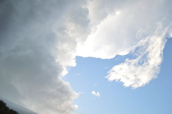 Western Sydney Severe storm cell with hail Friday April 7 2023