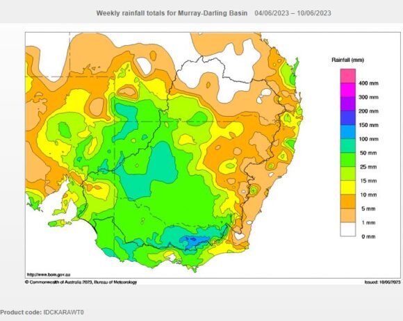 Strong cold front 5 to the 9 June 2023