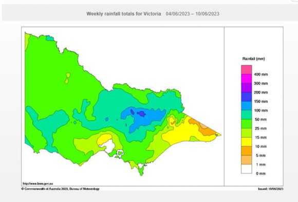 Strong cold front 5 to the 9 June 2023