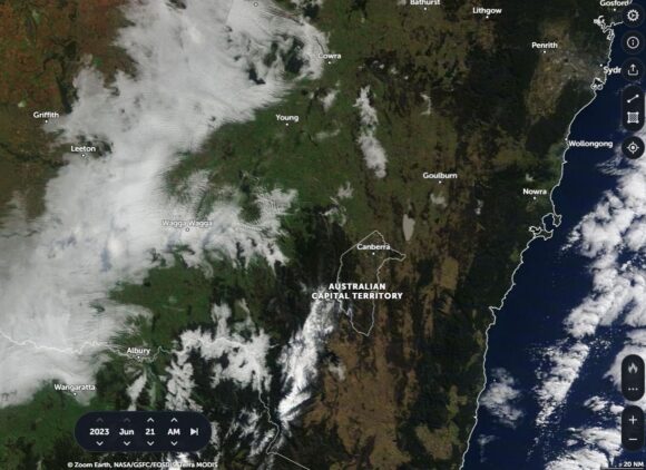 Cold winter outbreak southern Australia June 19 to June 22 2023