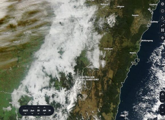 Cold winter outbreak southern Australia June 19 to June 22 2023