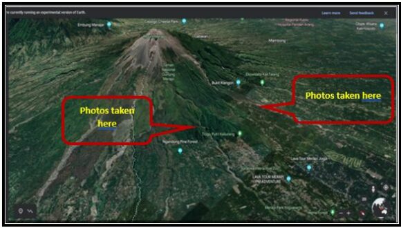 Active volcanoes, storms and volcanic eruptions Volcanic eruptions and thunderstorms - Gunung Merapi Indonesia July and August 2023.