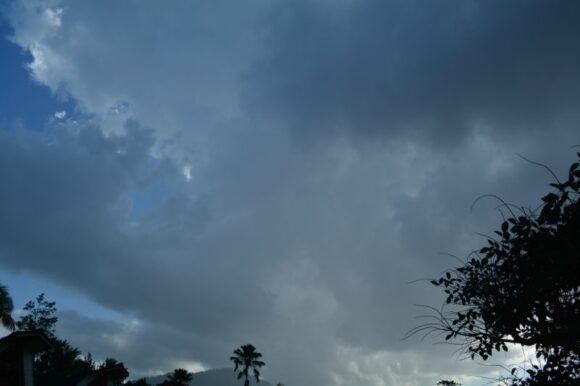 Developing showers and storms Rantepeo - Sulawesi Indonesia July 2023.