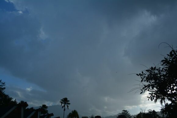 Developing showers and storms at Rantepeo Sulawesi Developing showers and storms at Rantepeo Sulawesi