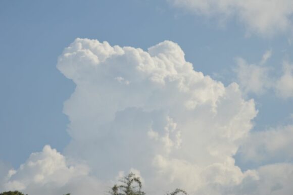 Developing showers and storms at Rantepeo Sulawesi