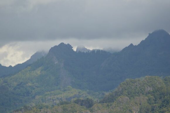 Developing showers and storms at Rantepeo Sulawesi