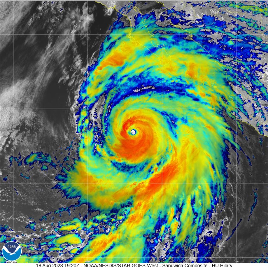 Hurricane Hilary August 2023