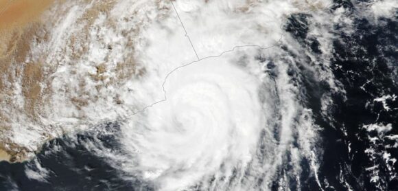 Tropical Cyclone TEJ off Yemen
