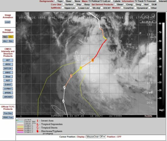 Hurricane Otis strikes Acapulco Mexico