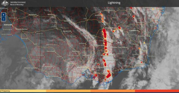 Rain and storm event of southern and eastern Australia 19 to the 25 November 2023.