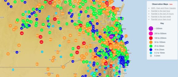 Rain and storm event of southern and eastern Australia 19 to the 25 November 2023.