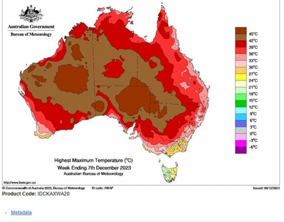 Australia A week of weather extremes From storms, to heat, rain and a tropical cyclone.