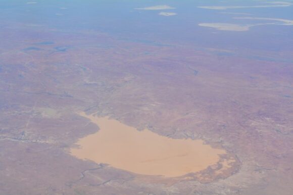 Heavy rainfall drenches inland Australia turning the red centre to the green centre March 21 to March 26 2024.