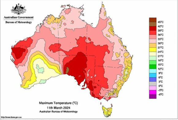 Early March heatwave and heat - Southern Australia (Victoria and South Australia) 2024