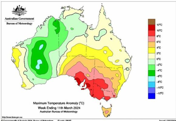 Early March heatwave and heat - Southern Australia (Victoria and South Australia) 2024