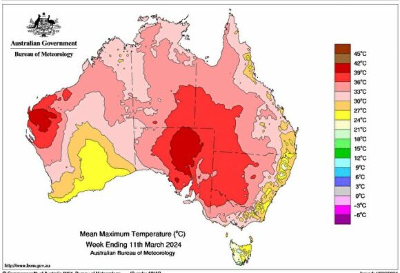 Early March heatwave and heat - Southern Australia (Victoria and South Australia) 2024