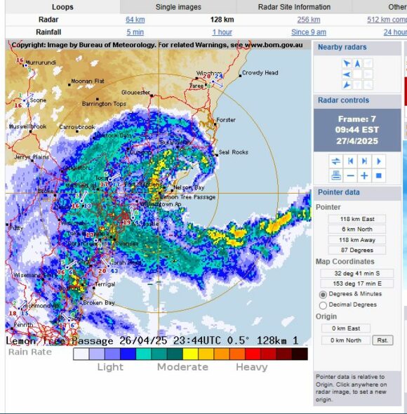 Rain and storm impact New South Wales 25 to 30 April 2025 Rain and storm impact New South Wales 25 to 30 April 2025