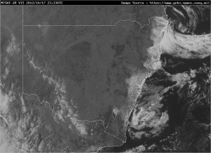 Storms expected from 18th October 2012