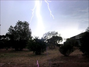 Lightning in North Central South Australia 5th November 2012