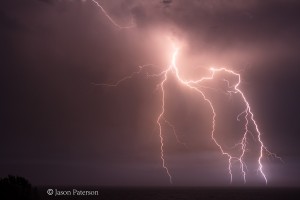 Incredible Lightning display Northern Rivers 9th January 2013