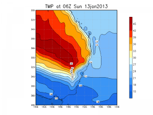 Extreme Heat Northern NSW 13th January 2013