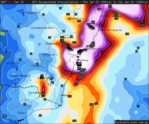 Ex TC Oswald and subsequent ongoing east coast rain event