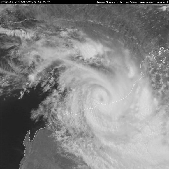 Tropical Cyclone Rusty aims for Port Headland 27th February 2013 3