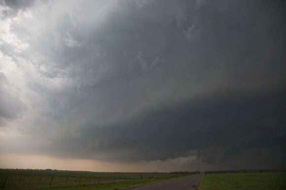 Supercells and rotation Oklahoma 17th April 2013 2