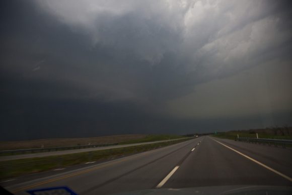 Supercells and rotation Oklahoma 17th April 2013 3