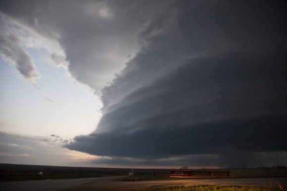 Incredible Supercell Structure Clinton, Oklahoma 22nd April 2013 4