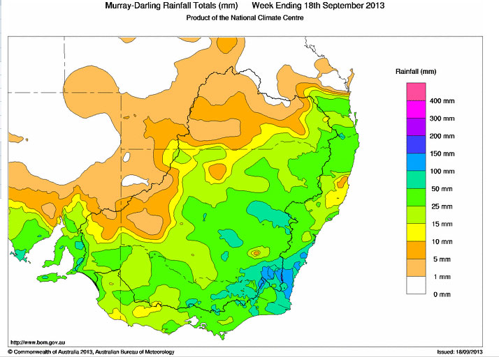 Rain Event and Storms NSW 16th to 17th September 2013
