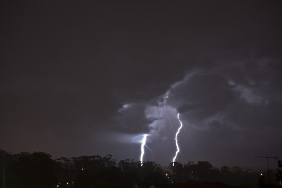 Lightning Acacia Gardens 15th November 2013 1