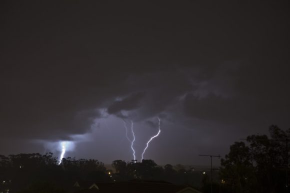 Lightning Acacia Gardens 15th November 2013 2