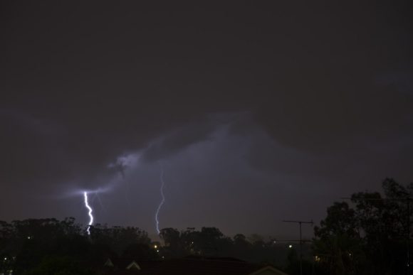 Lightning Acacia Gardens 15th November 2013 3