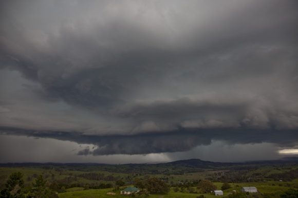 Supercell explodes west of Casino 15th December 2013 4