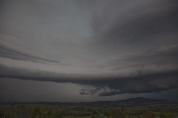 Supercell explodes west of Casino 15th December 2013 1