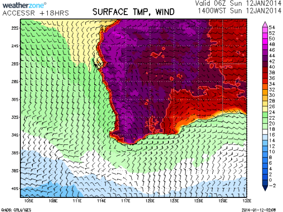 Warmest Night on record for Perth 12th January 2013 5