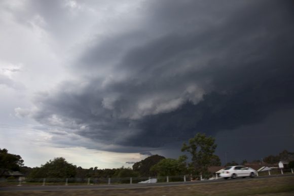 Supercells SW of Sydney 22nd March 2014 12