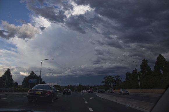 Supercells SW of Sydney 22nd March 2014 17