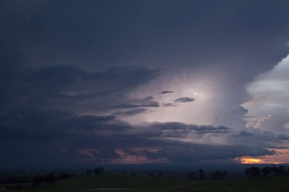 Supercells SW of Sydney 22nd March 2014 23