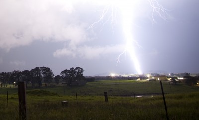 Lightning near Appin, NSW 3rd April 2014 5
