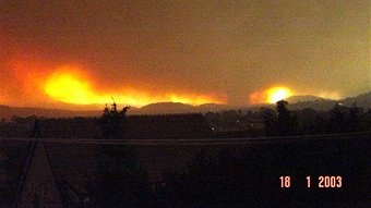 Canberra Bushfires Tornado 18th January 2003 2