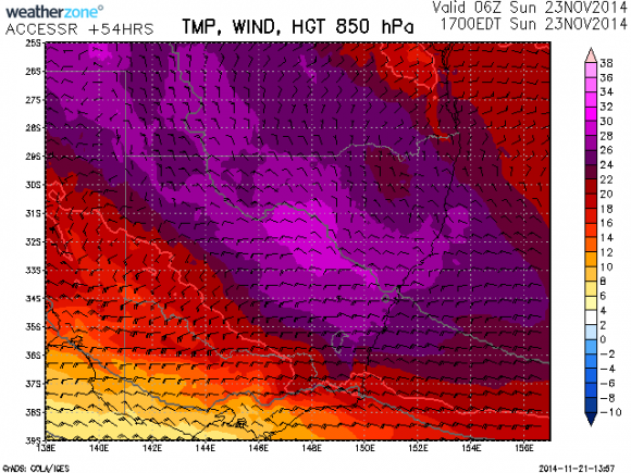 Extreme Heat 23rd November 2014 2