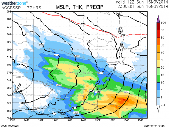 Signficiant Weather and Rainfall Event 15th November 2014 2
