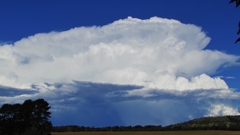 Storm chase 29 December 2014 concludes with spectacular anvil cloud 5