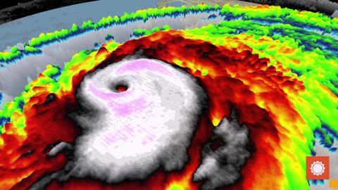 Hurricane Patricia 3D aspect
