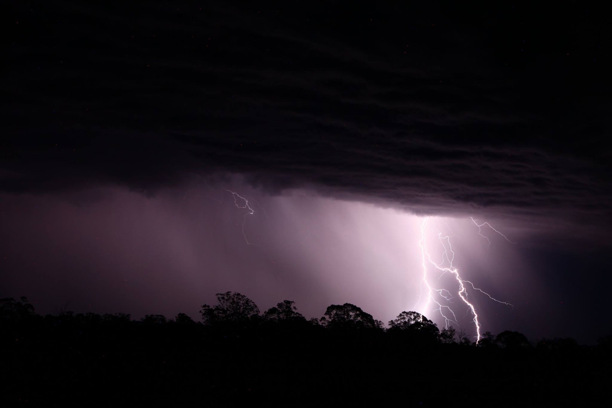 Storms and Lightning Warwick Queensland 21st December 2016 - Extreme Storms