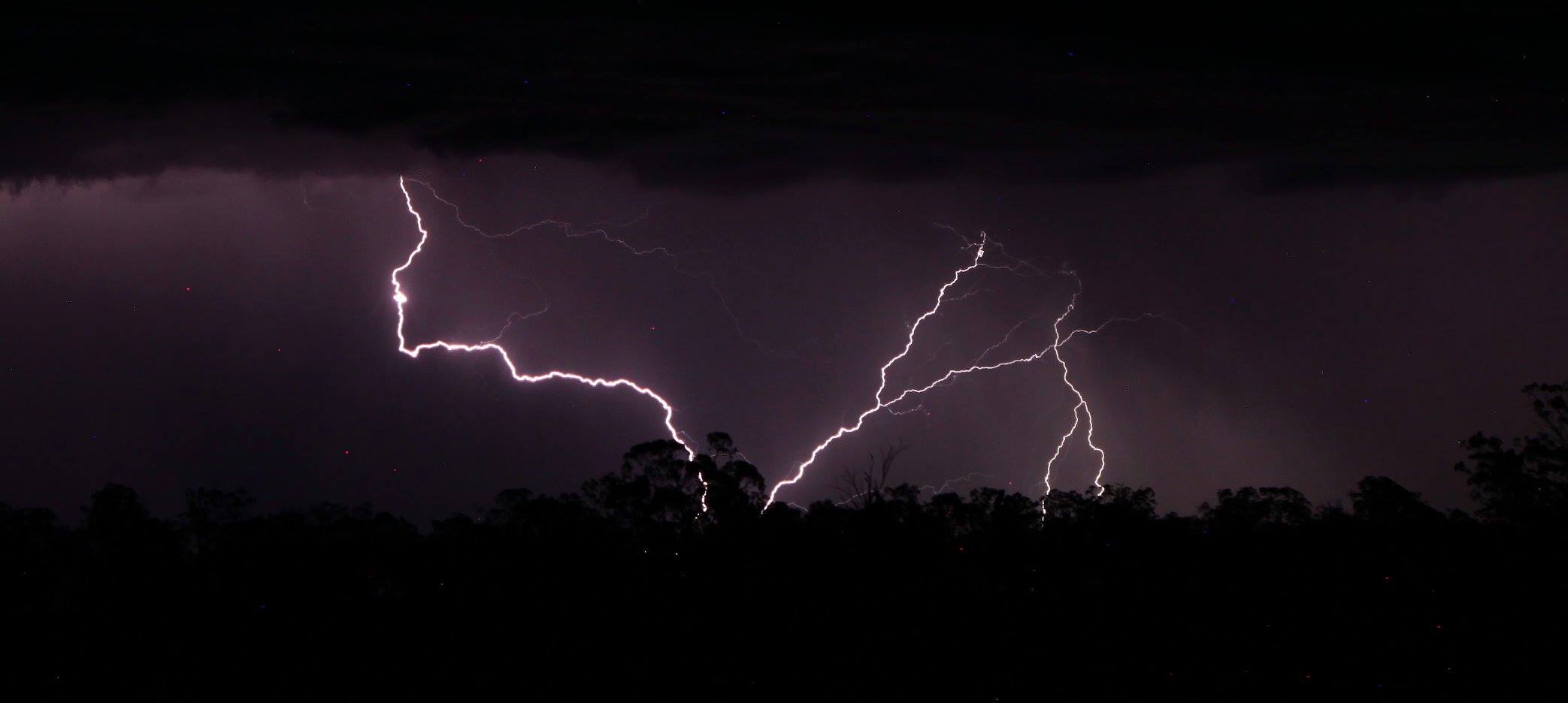 Storms and Lightning Warwick Queensland 21st December 2016 - Extreme Storms